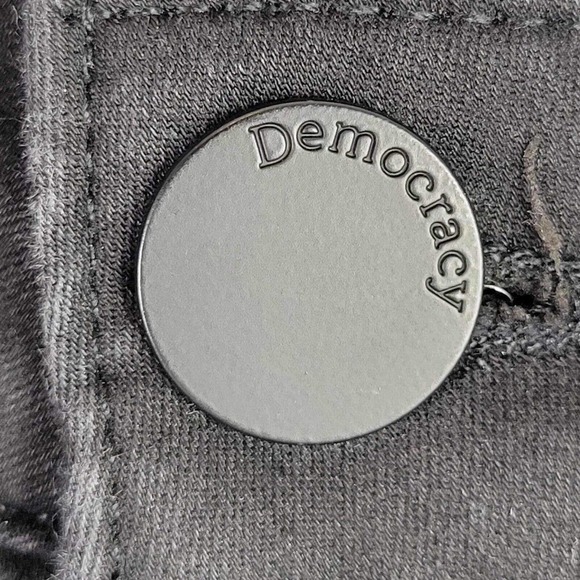 Democracy An Solution Skinny Jean Women's Size 8 Black Mid Rise Stretch - Picture 4 of 8